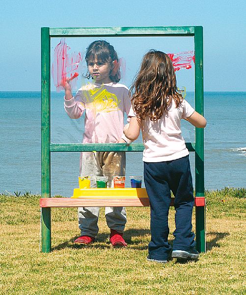 לוח פרספקס לציור דו צדדי